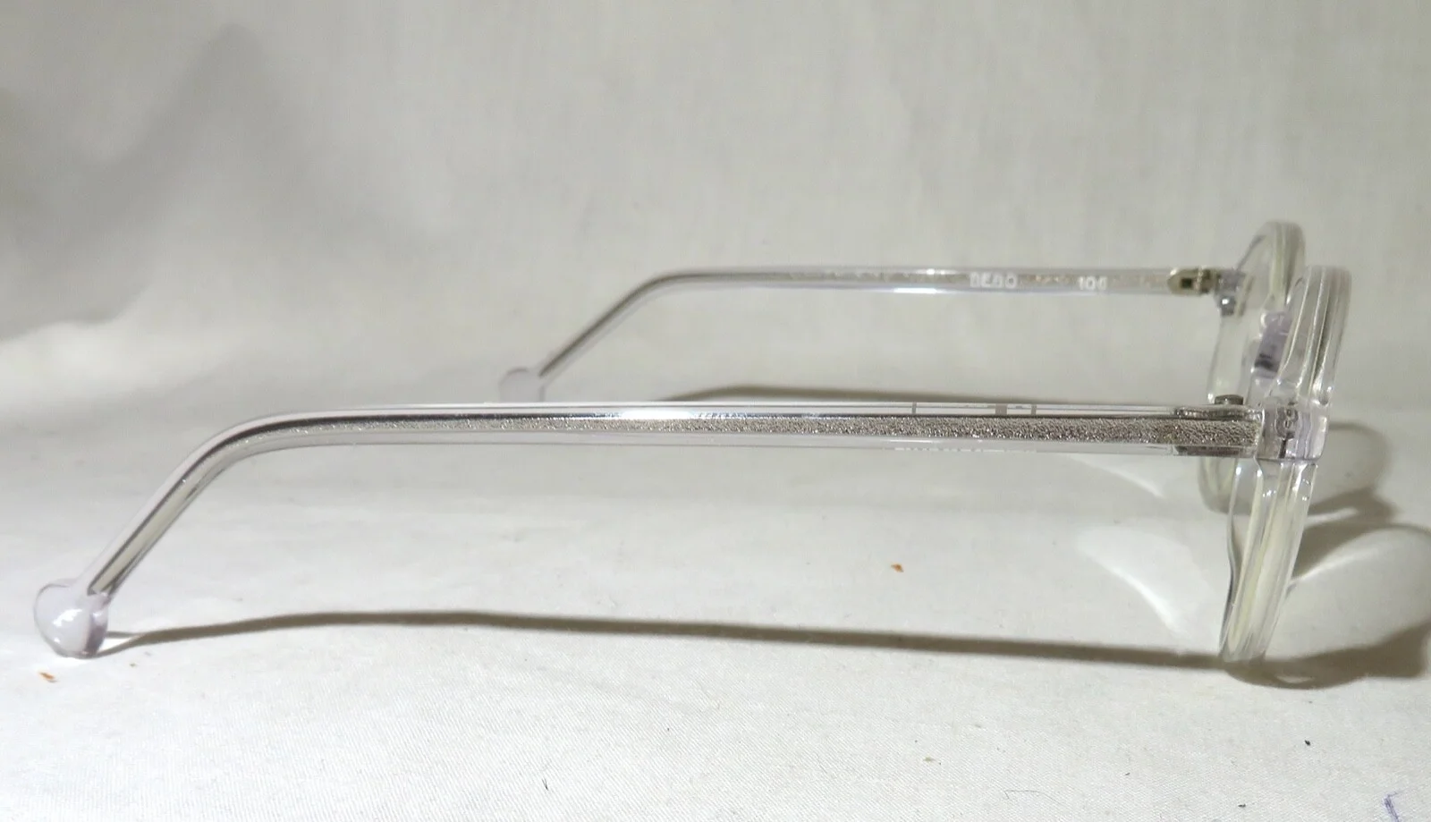 LA EYEWORKS Bebo NEW - New Old Stock 1989 Clear 100 Eyeglass Frames, France 4