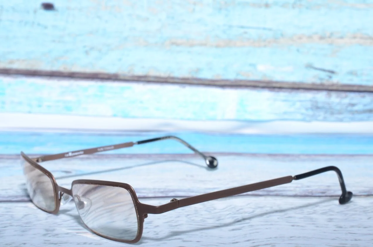 LA Eyeworks Freely 553 Rectangle Full Rimmed Bronze Unisex Eyeglasses 3