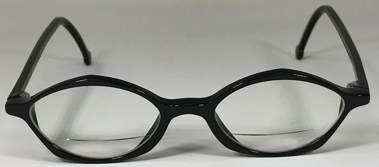 LA EYEWORKS “OCTO 101” Italy Black Polished Onyx Eyeglasses Frame 2