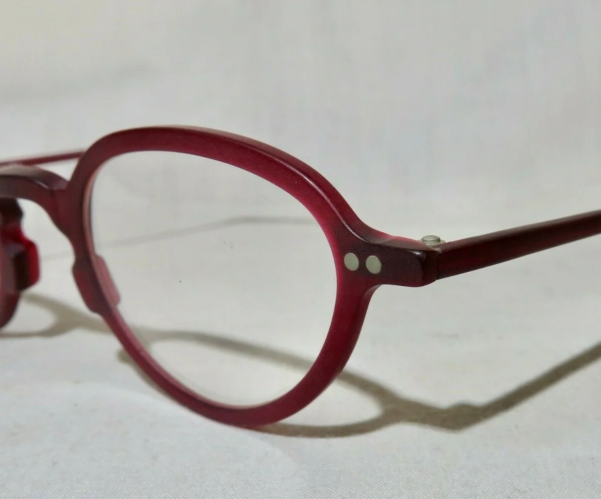LA. Eyeworks Sage New Old Stock eyeglass frames Red 44-17-135 FRAMES ONLY 3