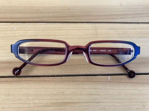 La Eyeworks Titanium One Pair Banou 539 Maroon Los Angeles.