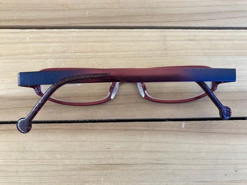 La Eyeworks Titanium One Pair Banou 539 Maroon Los Angeles. 2