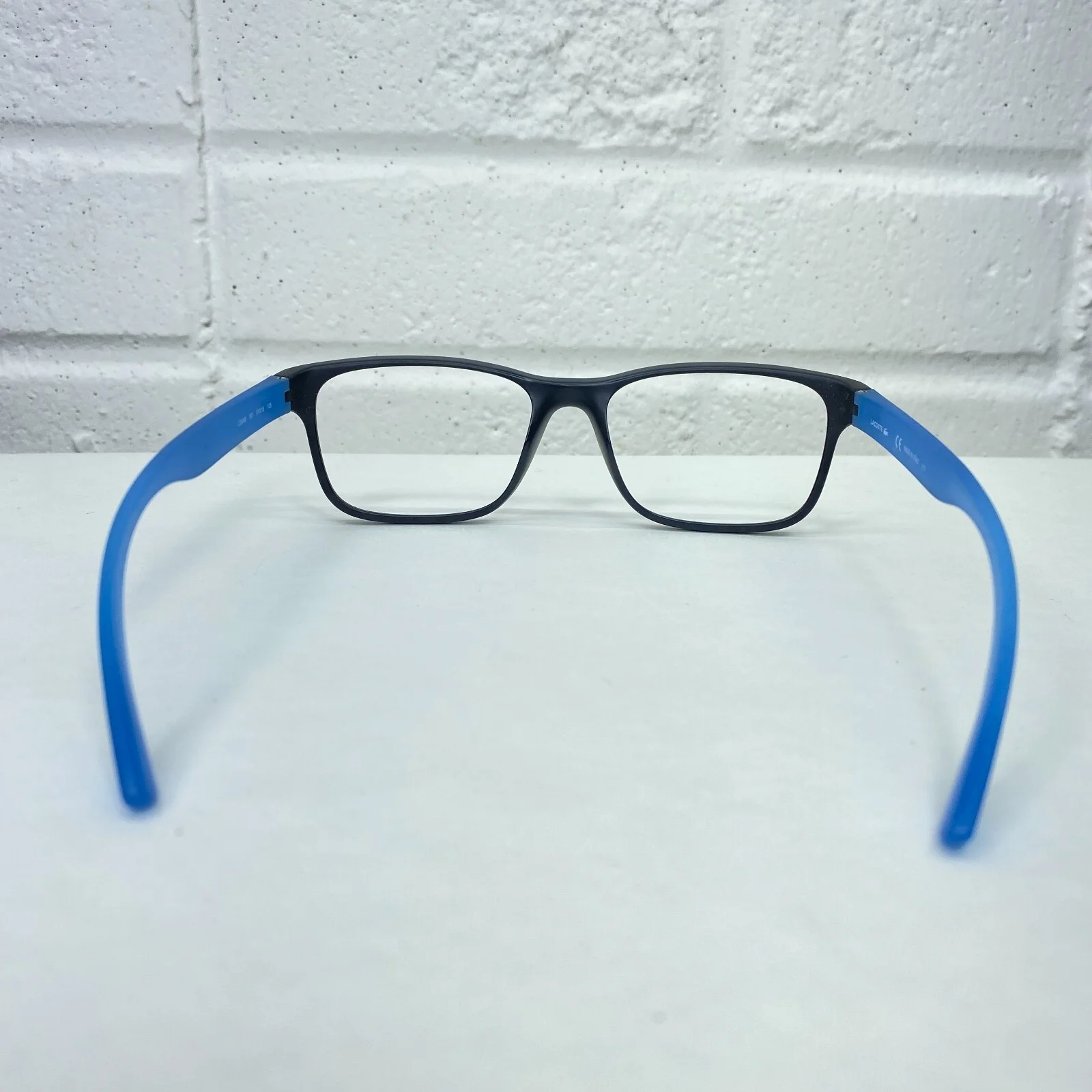 Lacoste Eyeglasses Frames Black Blue Womens Square L3804B 001 51-15-135 20331 3