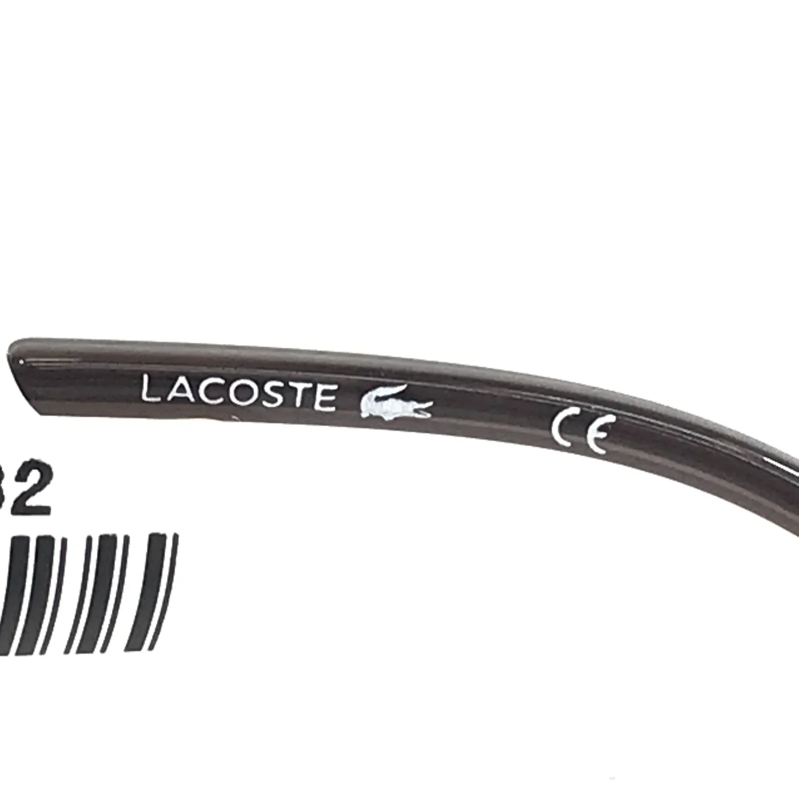 Lacoste Eyeglasses Frames L2264 024 Gunmetal Clear Brown Square 49-21-145 2