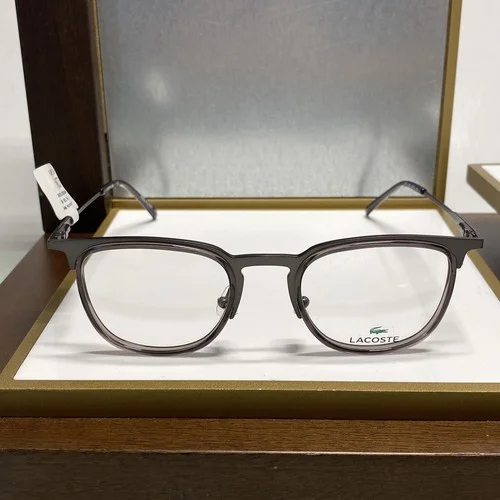 Lacoste Eyeglasses Frames L2264 024 Gunmetal Square 49-21-145 2