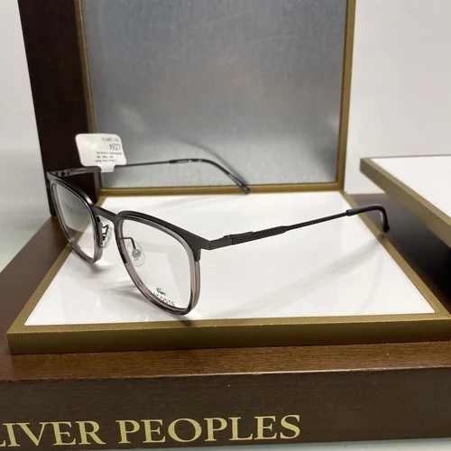 Lacoste Eyeglasses Frames L2264 024 Gunmetal Square 49-21-145 4