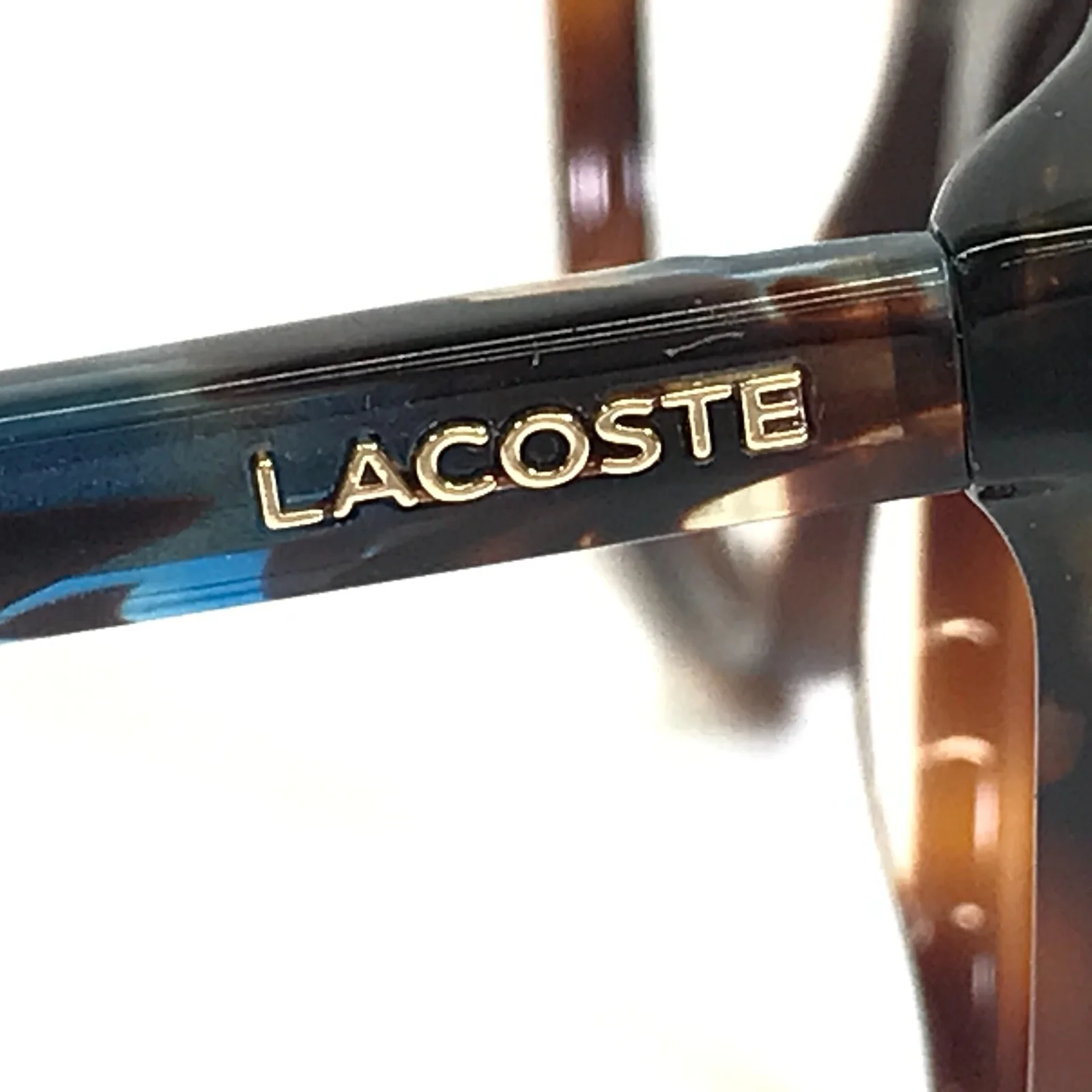 Lacoste Eyeglasses Frames L2884 214 Blue Brown Tortoise Cat Eye 57-20-145 4