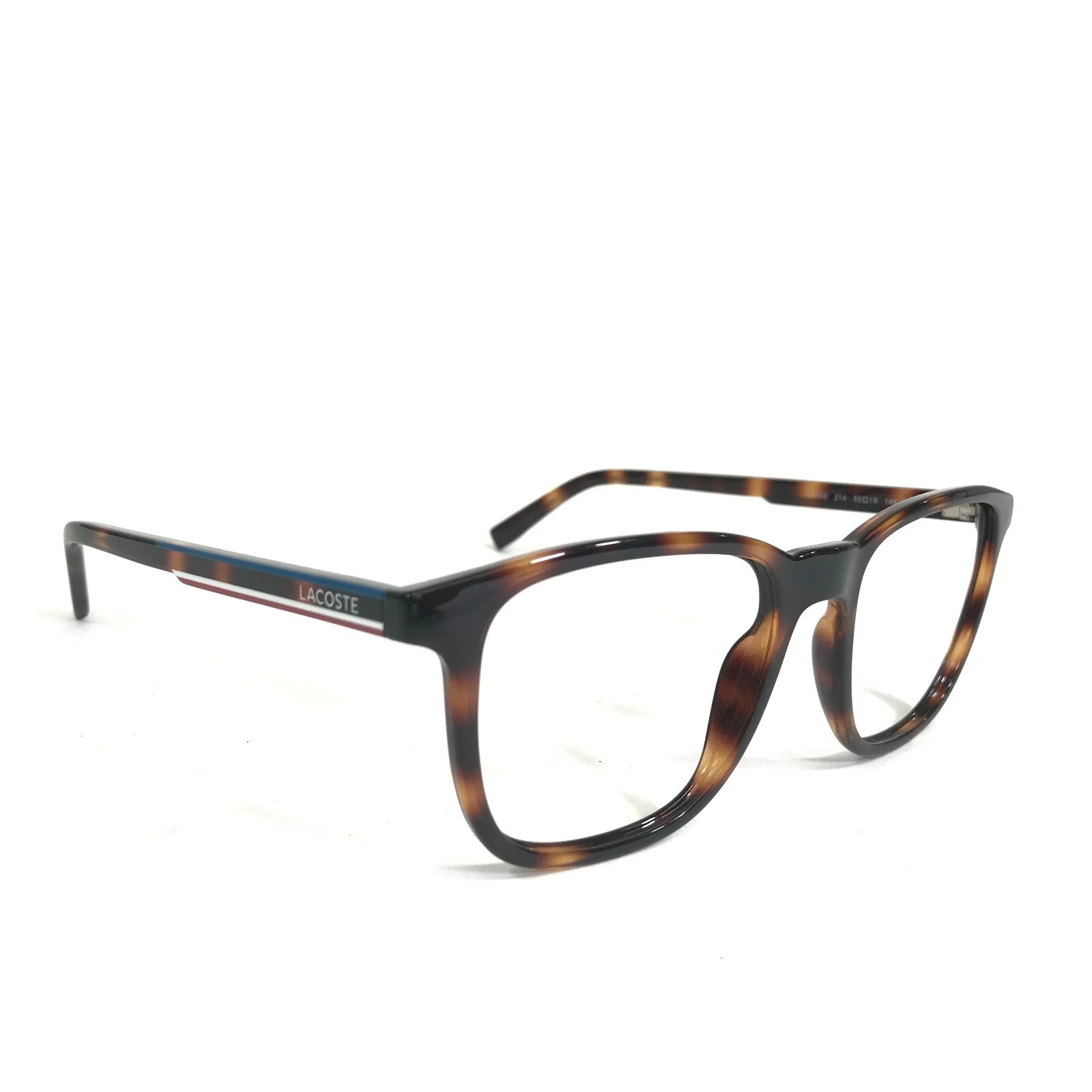 Lacoste Eyeglasses Frames L915S 214 Brown Tortoise Square Full Rim 53-19-145 3