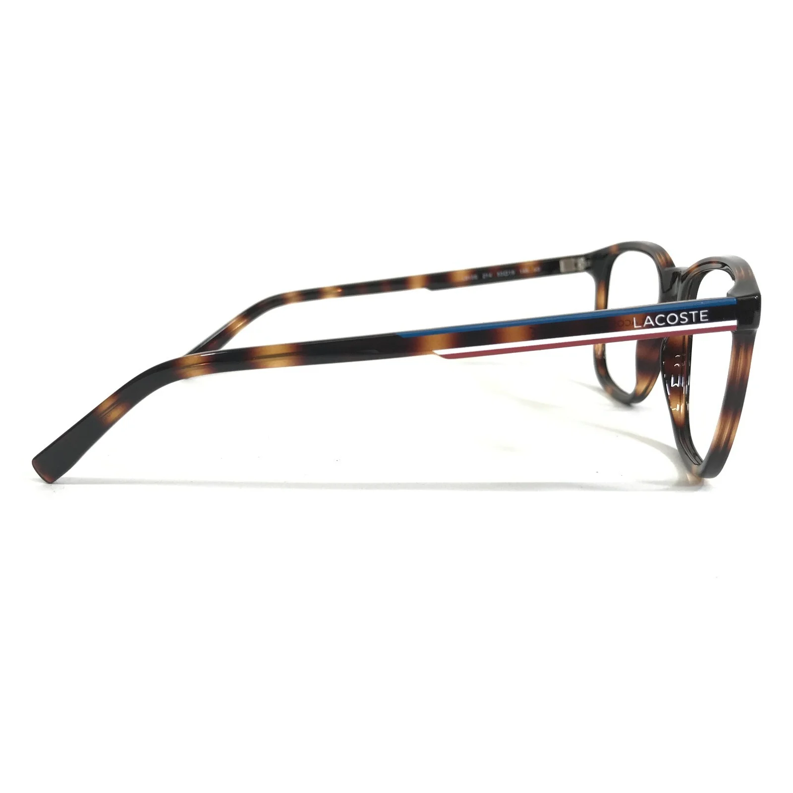 Lacoste Eyeglasses Frames L915S 214 Brown Tortoise Square Full Rim 53-19-145 4