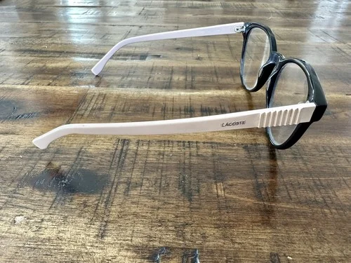 Lacoste Eyeglasses Frames woman Black Oval Panto Round L2834 001 52-18 Medium 2
