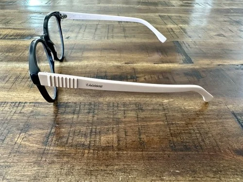 Lacoste Eyeglasses Frames woman Black Oval Panto Round L2834 001 52-18 Medium 4