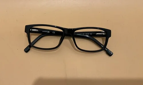 LACOSTE eyeglasses L2707 003 Black White 53/15/145 Frames Only