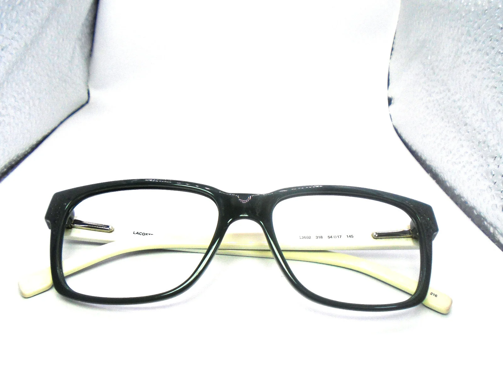 Lacoste L 2692 318 Green/White 54-17-145 Plastic Full Rim Mens Eyeglasses Frames 2