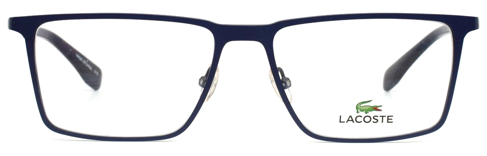 LACOSTE L2242 424 Navy Mens Rectangle Full Rim Eyeglasses 54-16-140 B:37 2