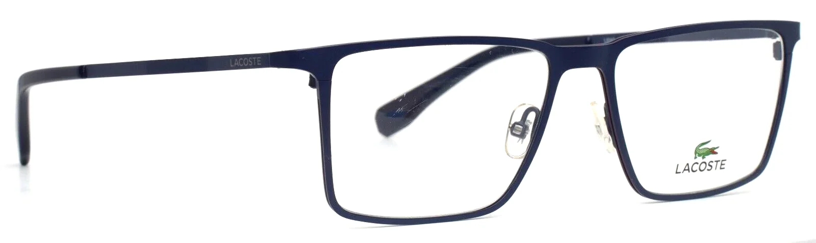 LACOSTE L2242 424 Navy Mens Rectangle Full Rim Eyeglasses 54-16-140 B:37 3