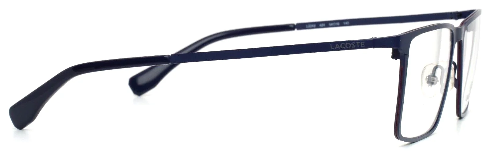 LACOSTE L2242 424 Navy Mens Rectangle Full Rim Eyeglasses 54-16-140 B:37 4