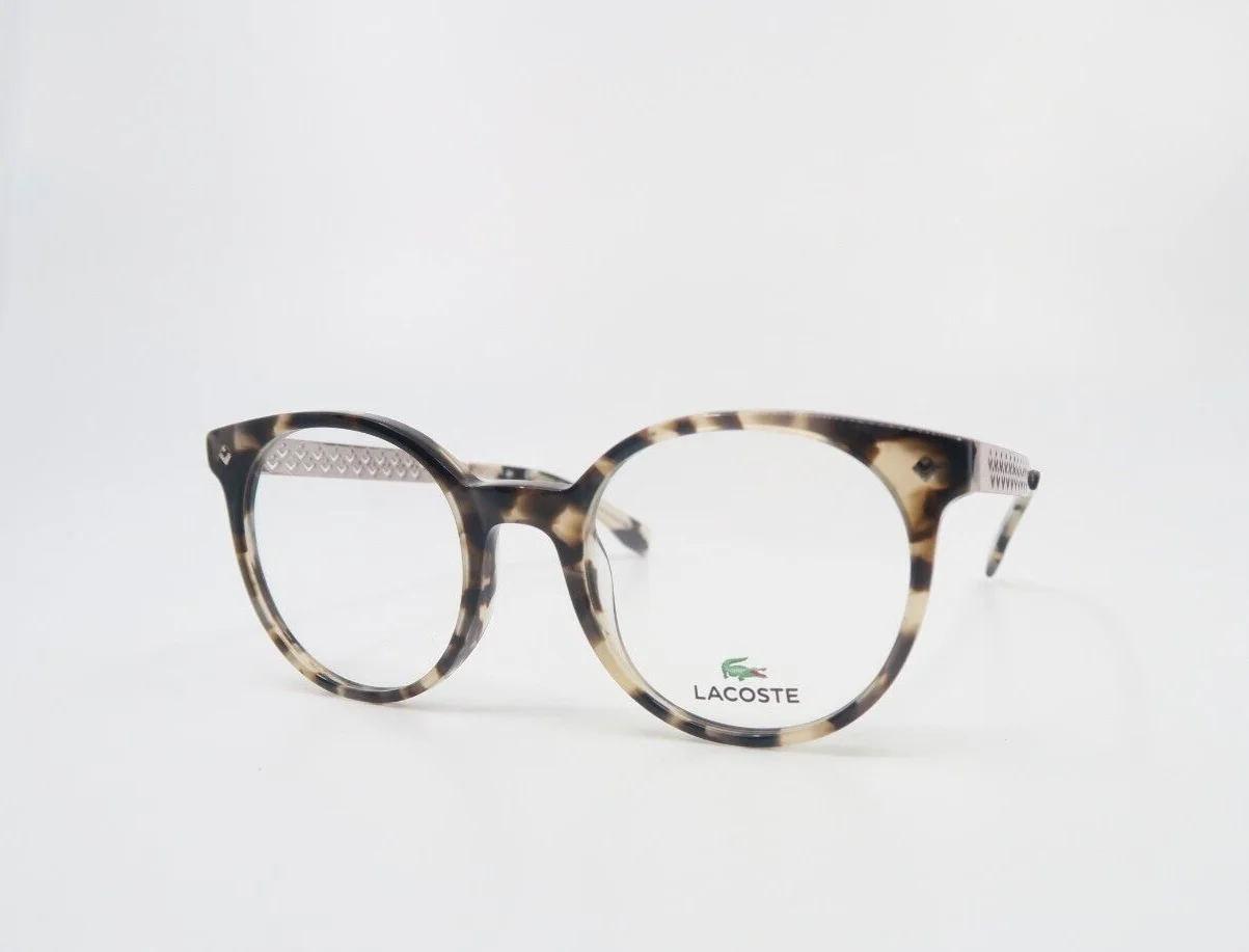 Lacoste L2806 219 50mm Brown Tortoise-Rose Metal Temple New Women 4