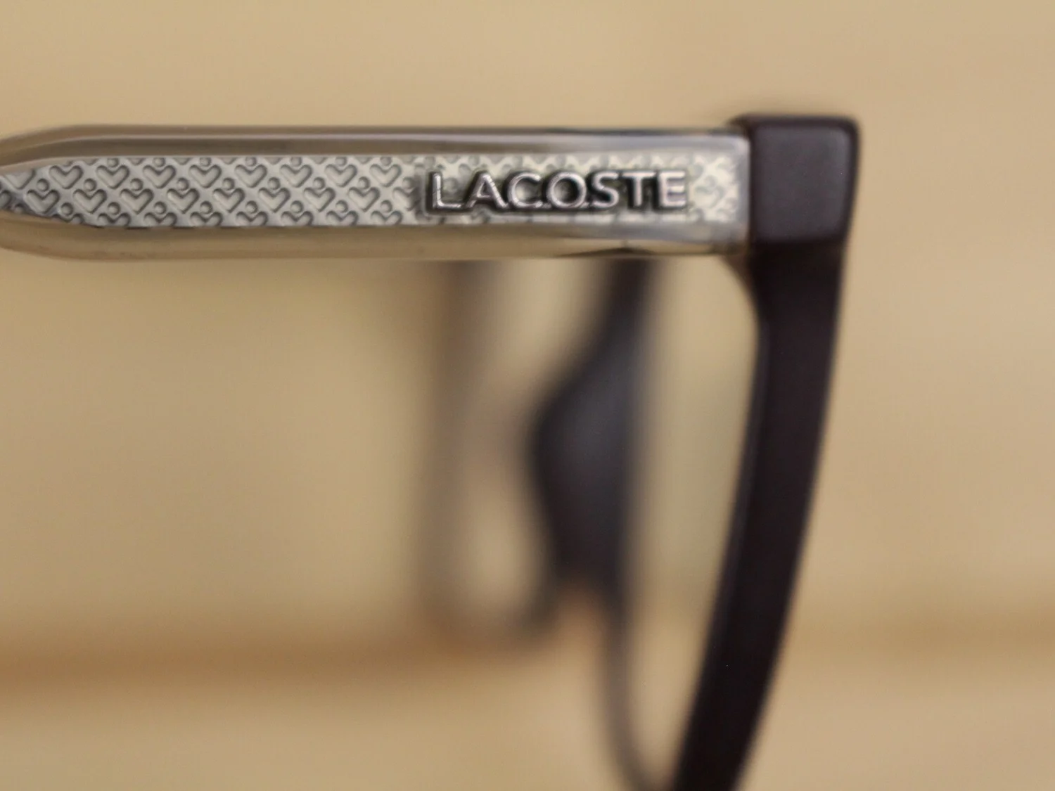 LACOSTE L2810 Square Eyeglass Frames Hearts Womens Matte Brown 55/17 145 Genuine 3