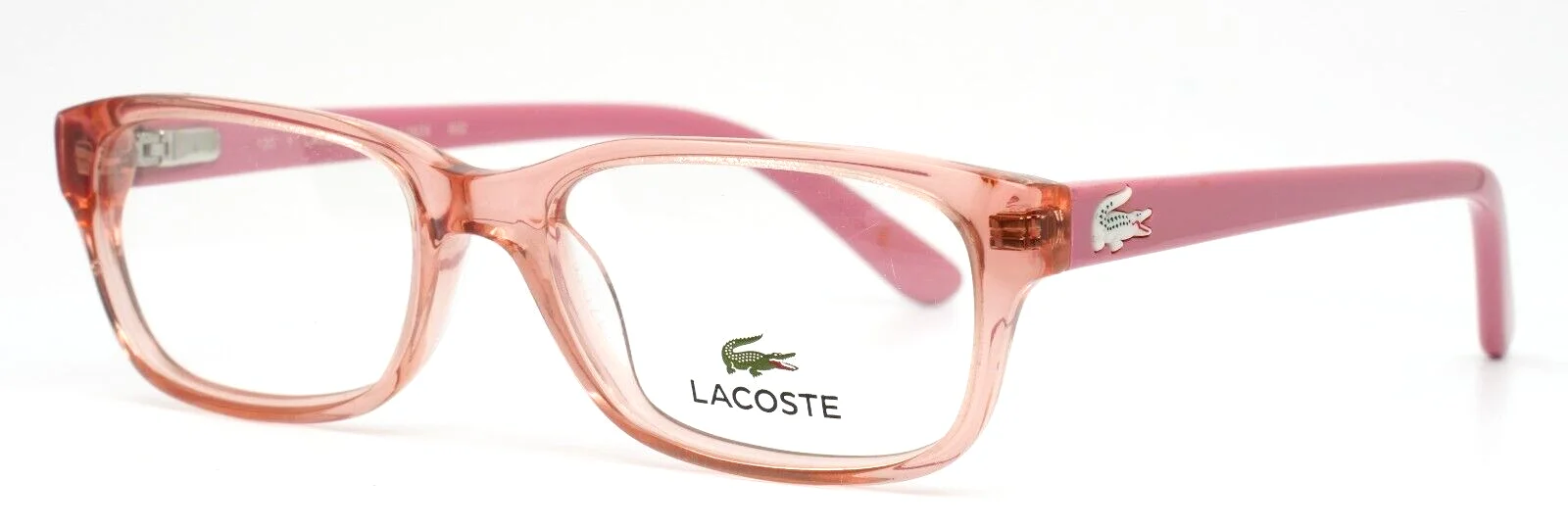 LACOSTE L3606 662 Rose Girls Kids Rectangle Full Rim Eyeglasses 47-16-130 B:29