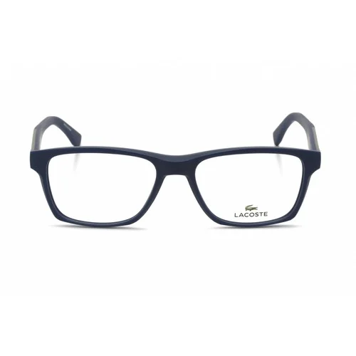 Lacoste Unisex Eyeglasses Clear Lens Matte Blue Rectangular Frame L2862 424 2