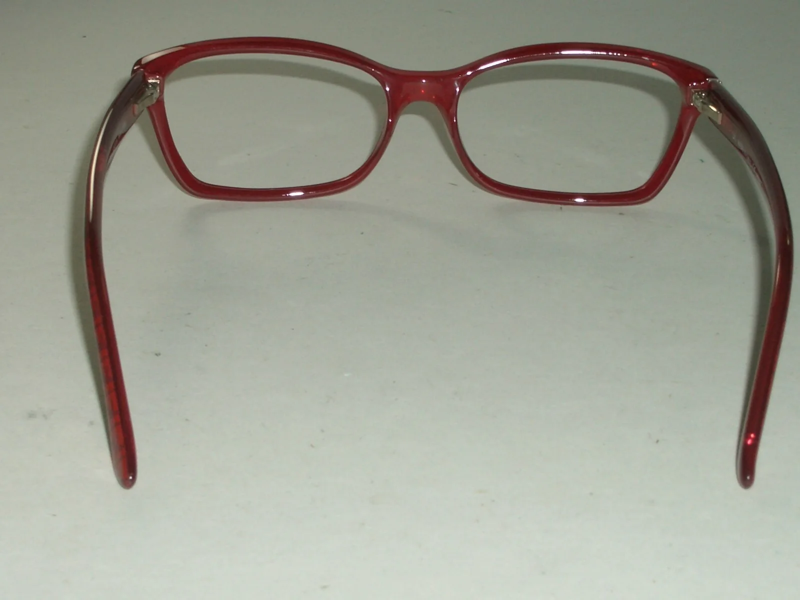 LADIES FENDI ITALY F939 53[]15 135 SLEEK BRIGHT RED FLEX EYEGLASSES FRAMES ONLY 4