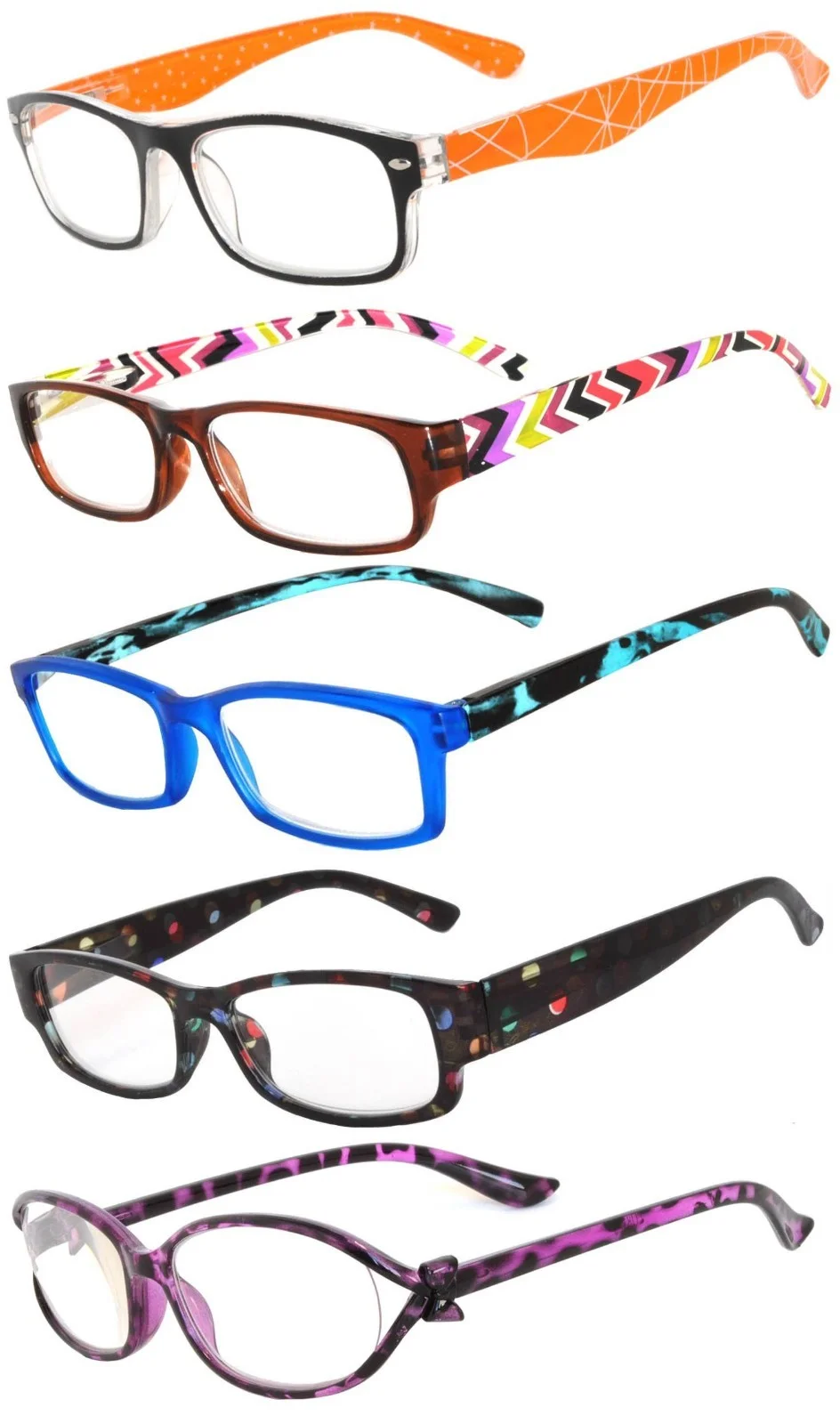 Ladies Reading Glasses 3 Pack Fashion Readers Eyeglasses Assorted New Pick Power 4
