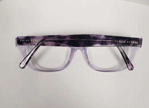 Ladies transparent Eyeglass Frames.Prive Revaux The Melrose. C80. 53□17 . Pre- 3