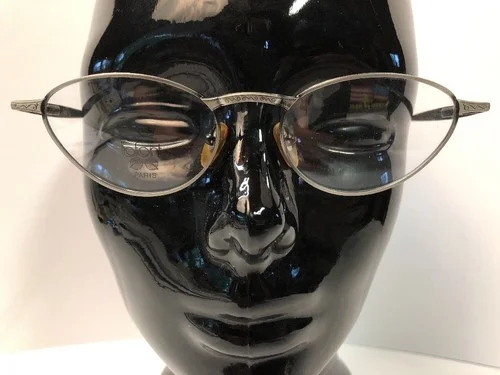 Lafont Eve 49 49-18-140 Eye Glasses M025 Silver Vintage French Designer Frames 4