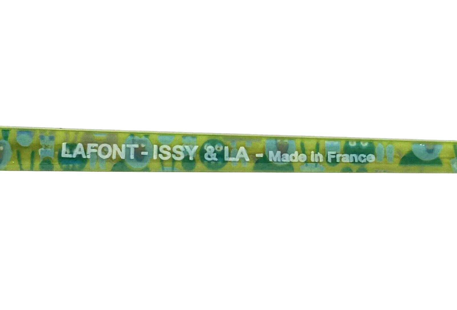 Lafont-Issy La Hit-Parade 584 Brown Glitter/Green France Eyeglasses 53 15 137 4