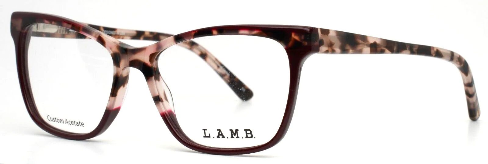 LAMB LA039 PNK Pink Womens Cat Eye Full Rim Eyeglasses 53-16-140 B:40