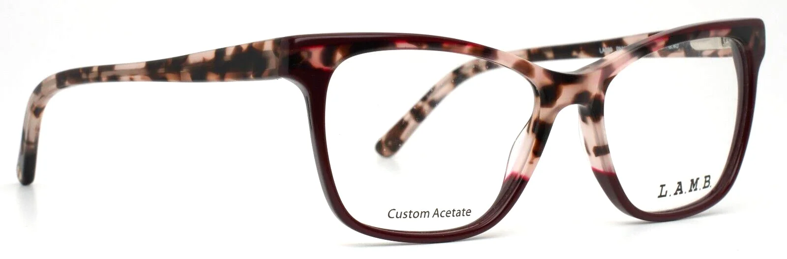 LAMB LA039 PNK Pink Womens Cat Eye Full Rim Eyeglasses 53-16-140 B:40 3