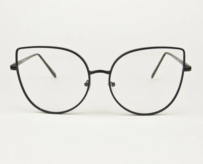Large Cat Eye Thin Metal Frames Designer Hot Chola Big Celebrity Eyeglasses 4342 4