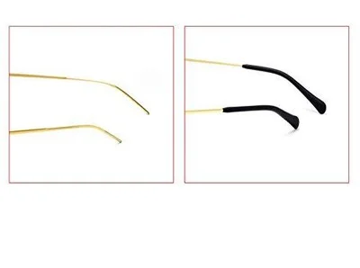 LASSUM 5 Pairs Anti-Slip Silicone Eyeglass End Tips Ear Sock Pieces Tube Replace 2