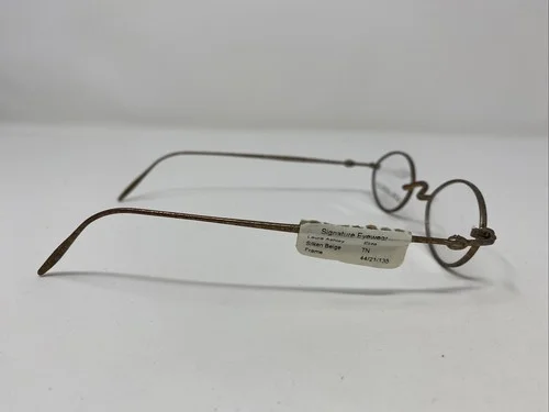 Laura Ashley Eyeglasses Frame Eliza SILKEN BEIGE 44-21-135 Brown Full Rim NH22 4