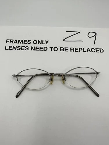 Laura Ashley Eyeglasses Frames Only Half-rimless Ella 46 15 135 Platinum Silver 2