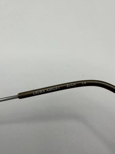 Laura Ashley Eyeglasses Frames Only Half-rimless Ella 46 15 135 Platinum Silver 4
