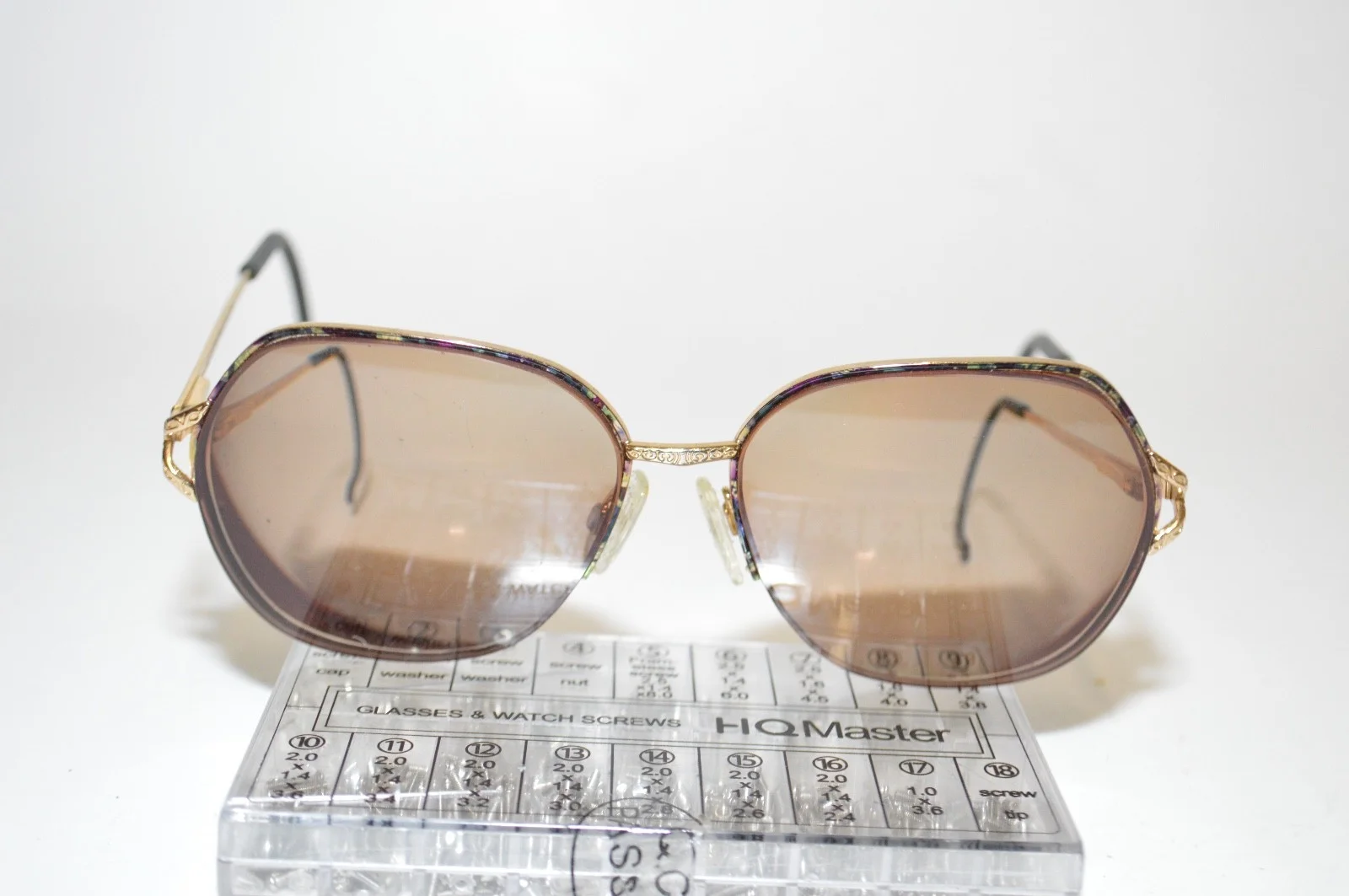 Lauren Michaels 1015M Sunglass/Eyeglass Frames 58[]16-135MM Wrap-Around Italy