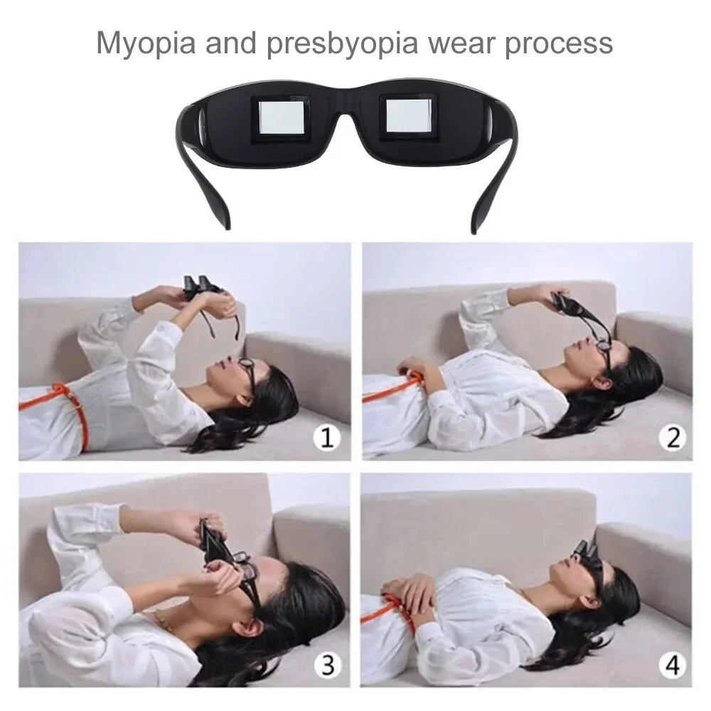 Lazy Prism Glasses Horizontal for TV Reading Unisex 4