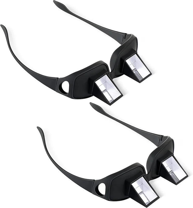 Lazy Spectacles - Horizontal Bed Prism Glasses for TV Reading - Unisex