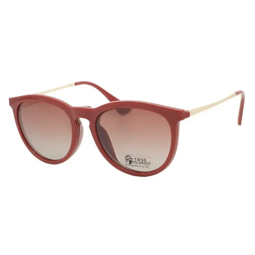 Legacy 95659 C8 Red Gold Unisex Eyeglasses W Polarized Clip On 52-20-145 2