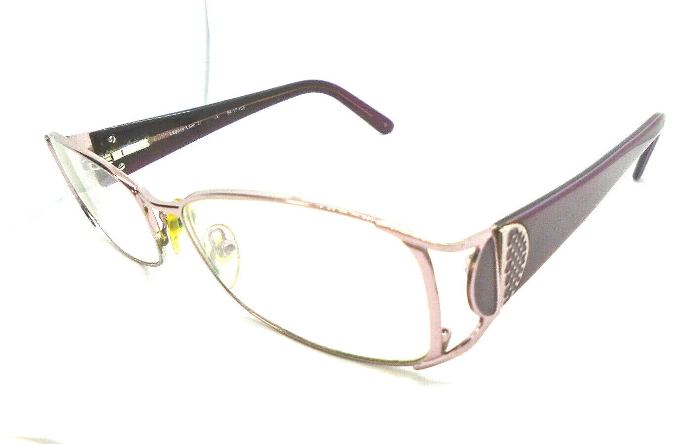 Legacy Lane 24 Pink 54-17-135 Womens Eyeglasses Frames Only