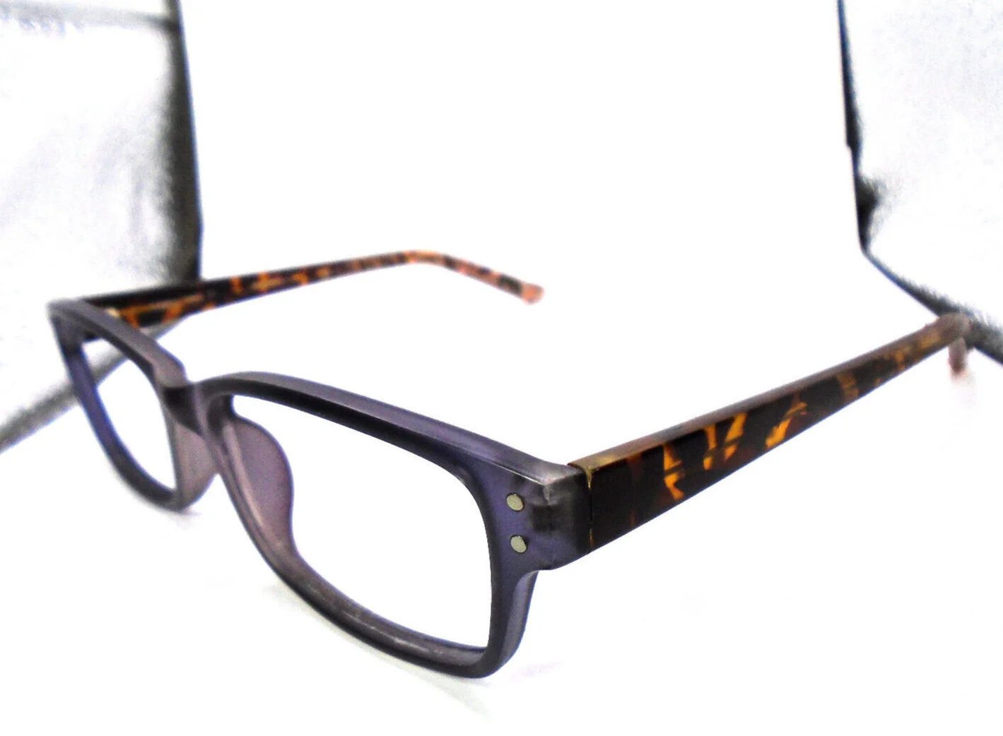 Legacy Lane 37 Purple/Demi 53-16-140 Womens Rectangle Eyeglasses Frames