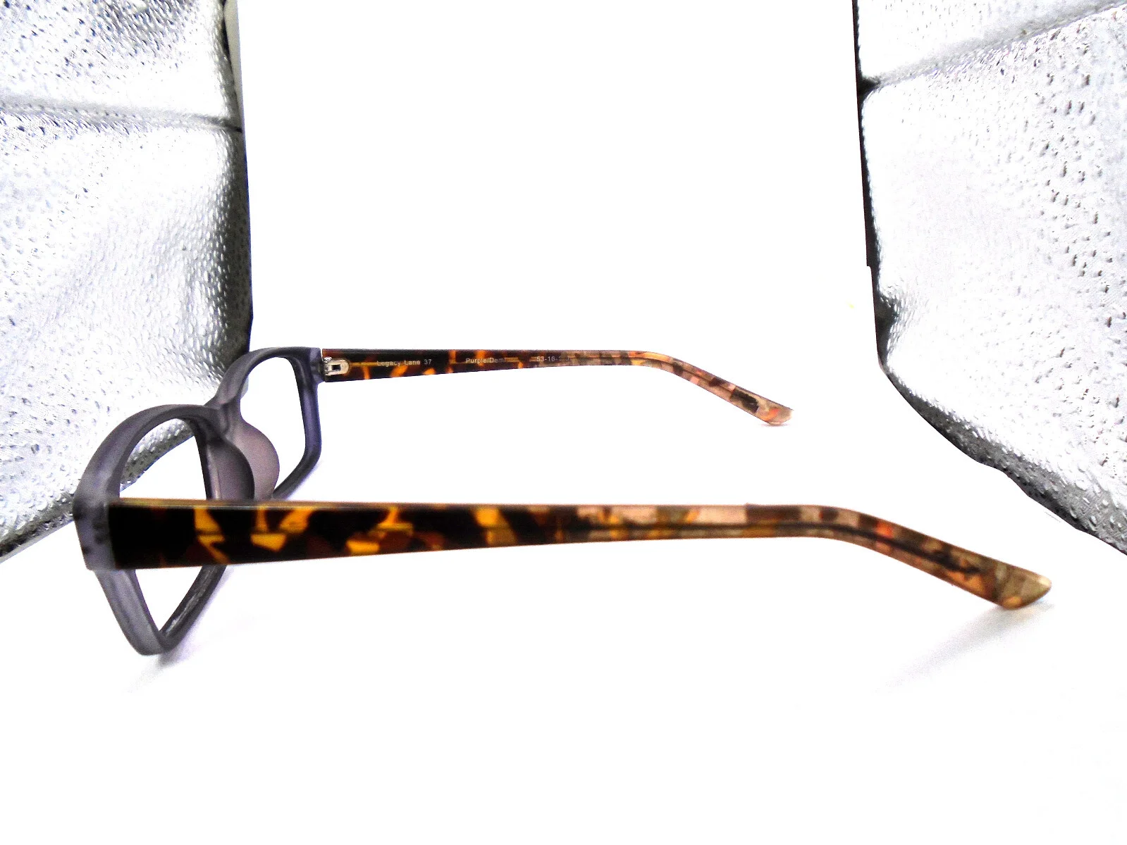 Legacy Lane 37 Purple/Demi 53-16-140 Womens Rectangle Eyeglasses Frames 4