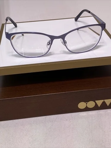 Legacy Lane 46 Cat Eye Eyeglasses Frame Purple 53-17-135 Used 2