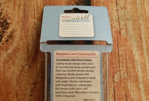 Lens Cleaner Cleaning Kit Spray Eyeglasses Cloth Purse Travel 1oz 30ml 2
