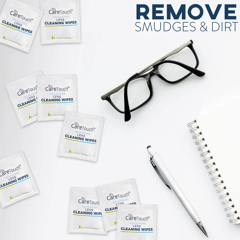 Lens Cleaning Wipes for Eyeglasses, 210Ct - Eyeglass Wipes Individually Wrapped, 3
