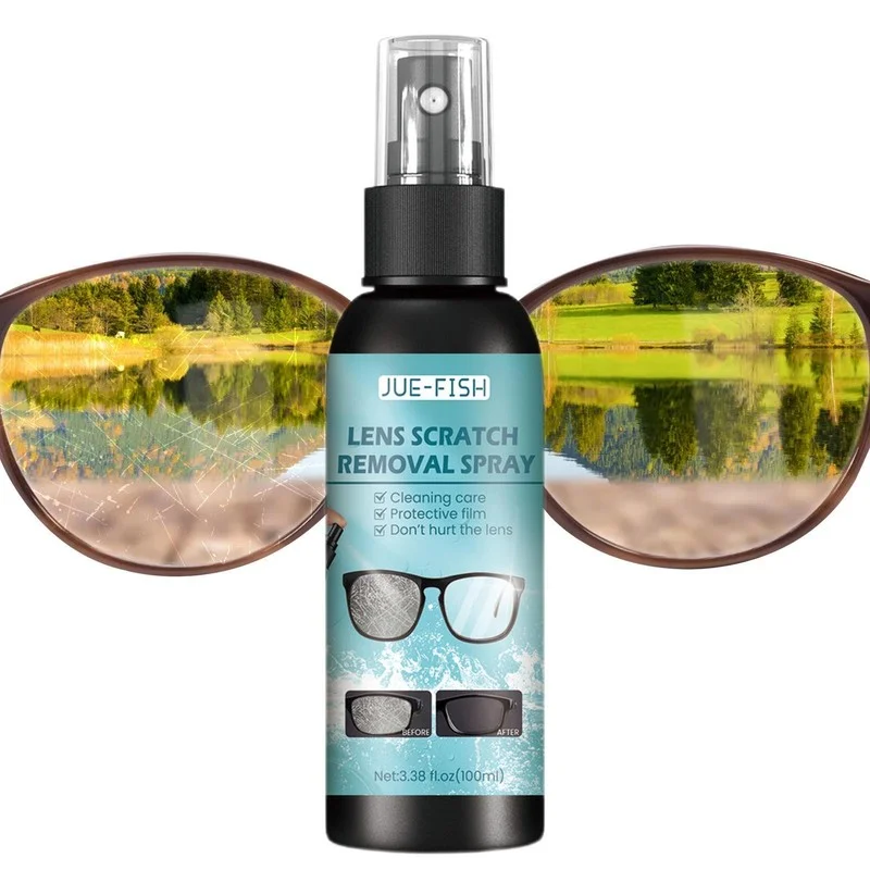 Lens Scratch Removal Spray Eyeglass Windshield Glass Repair Liquid Sprays 100ml 4
