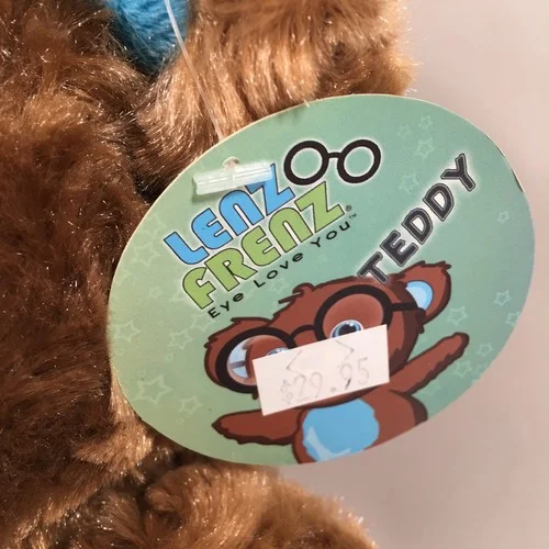 Lenz Frenz Eye Glasses Holder Teddy Bear Soft 15 3