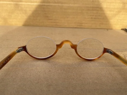 LESCA LUNETIER France Mod DL.6 M.05 Brown tortoise Frame Eyeglasses Hand Made 2