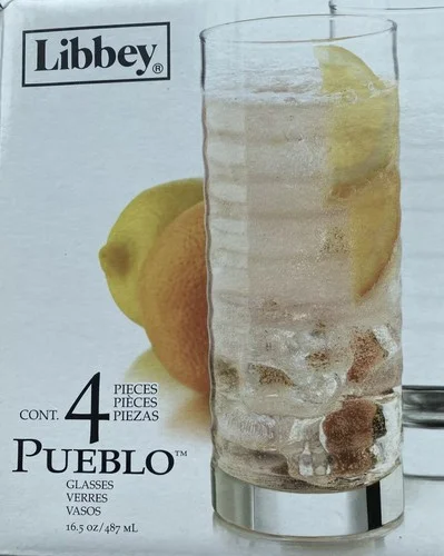 Libbey PUEBLO BAR/BEVERAGEWARE Pueblo Cooler 4-pc set glass set 12.25 Oz Glasses 2